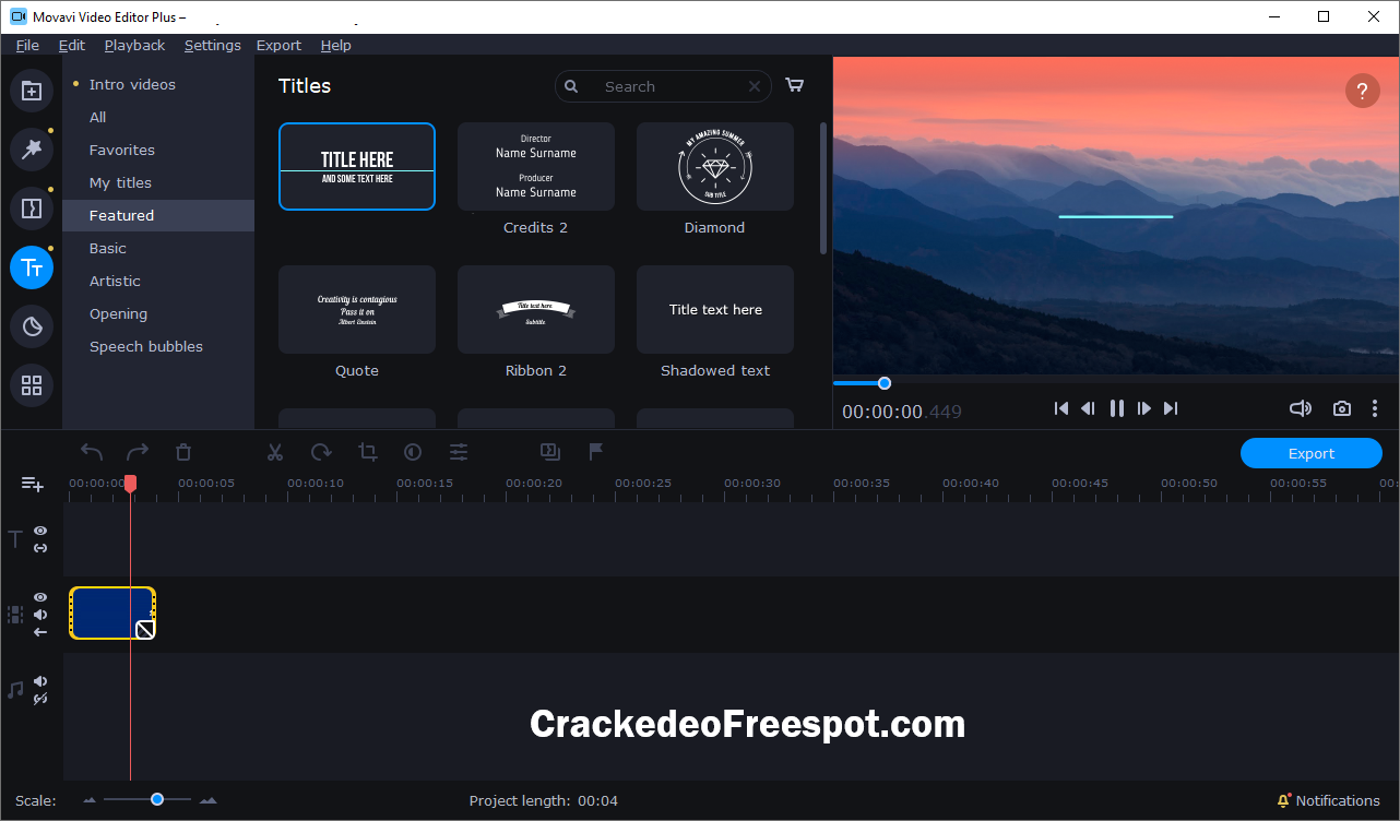 Movavi Video Editor Crackeado