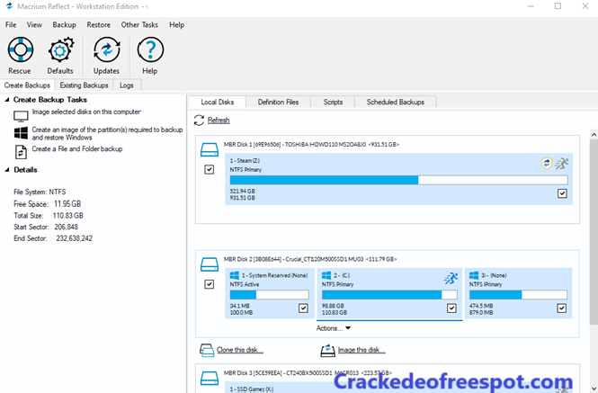 Macrium Reflect Free Edition Crackeado