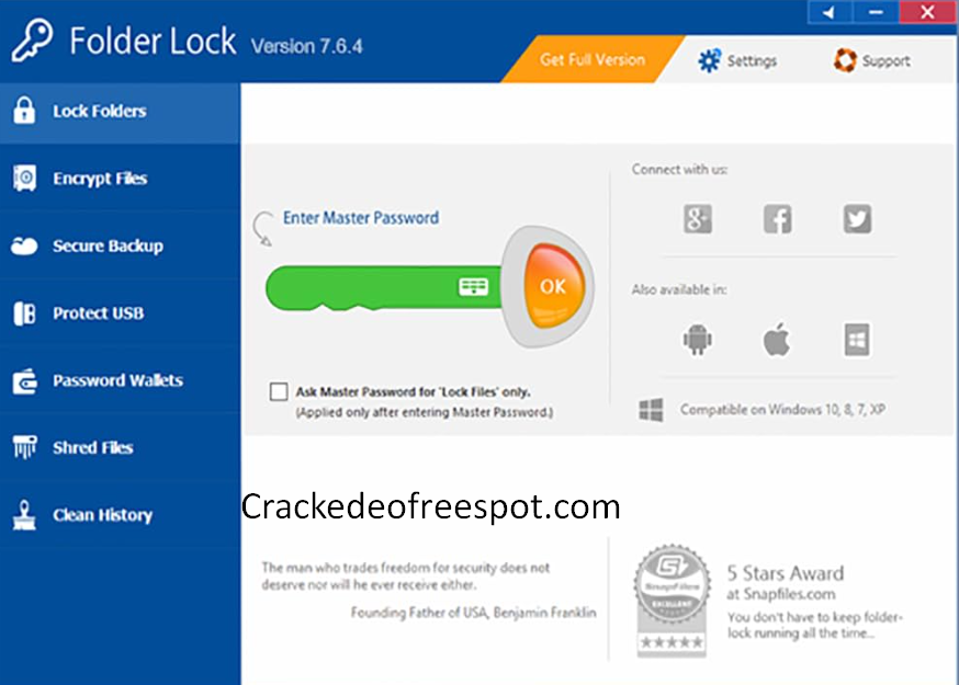 Folder Guard Rachadura
