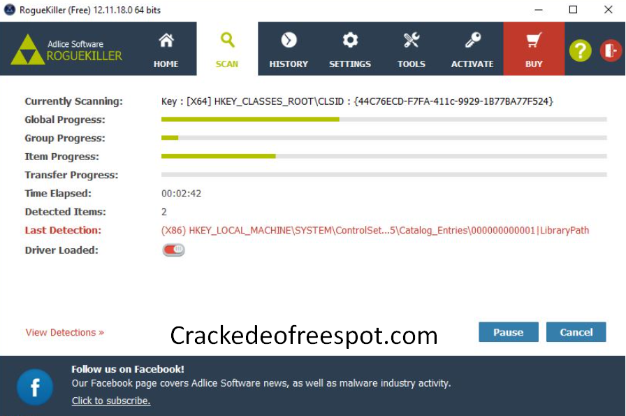 RogueKiller Rachadura